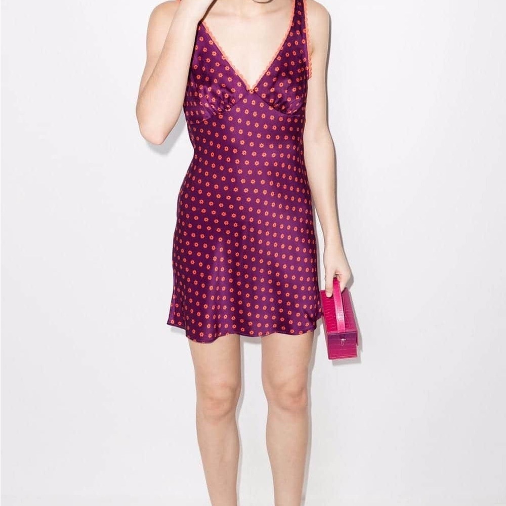 Reformation Keaton Silk Dress XS